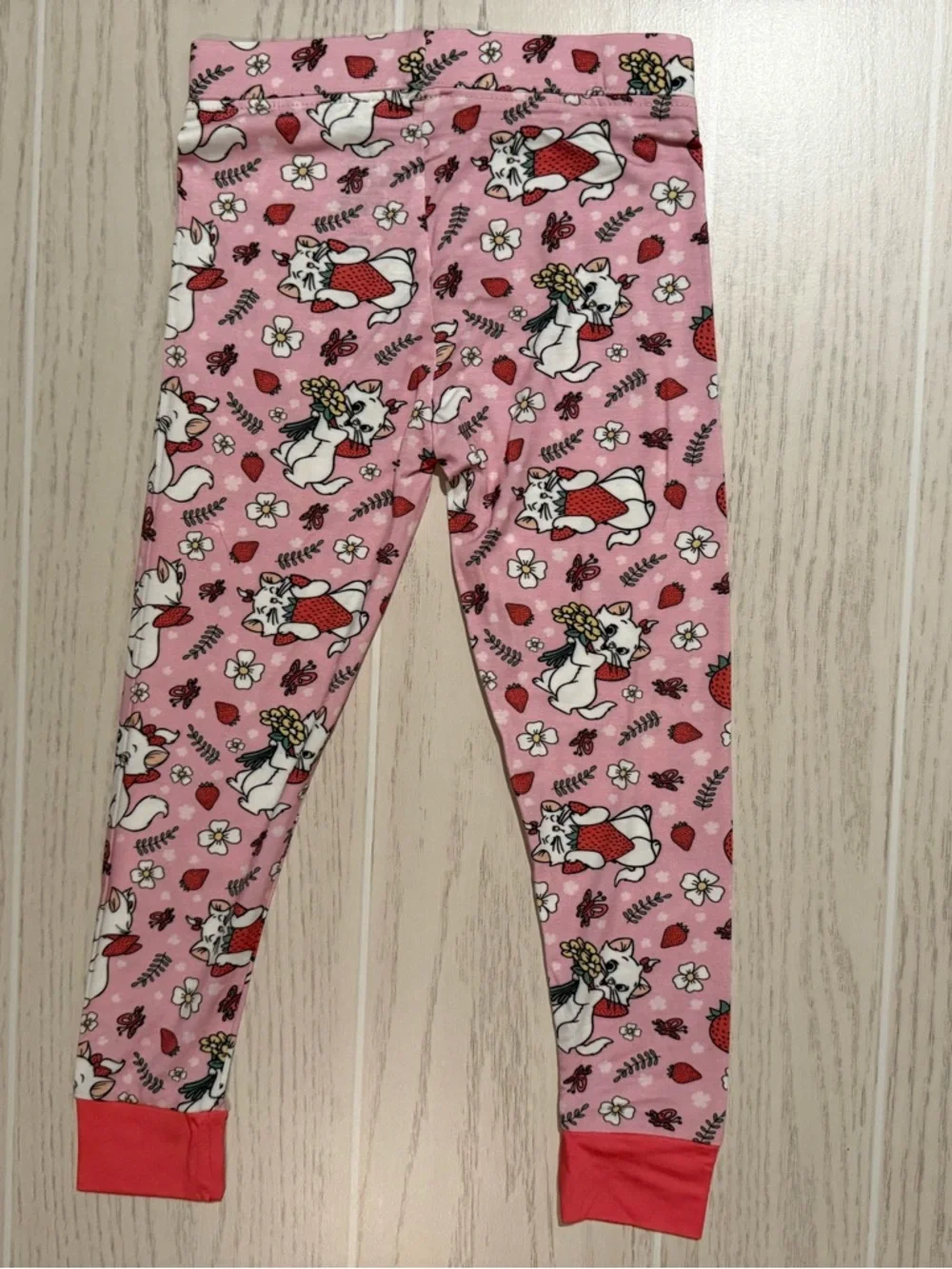 Boutique Bamboo Pajama Set Marie Aristocats Pink Size 2-3T 2pc Soft Stretch NEW‎